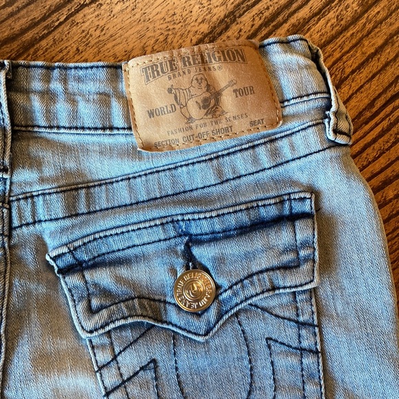 True Religion Girls Jean Shorts - Picture 3 of 9